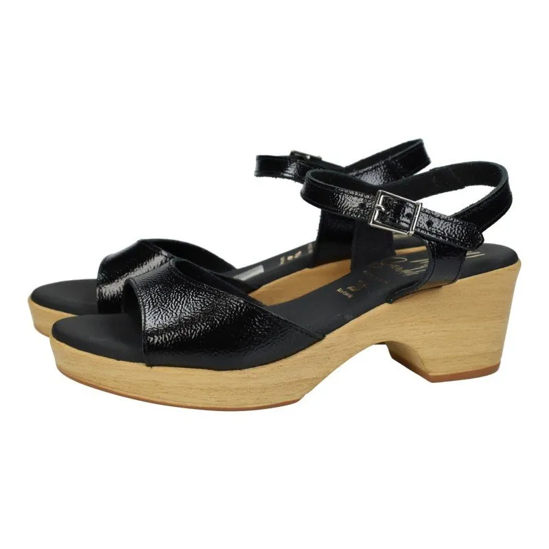 5377 Sandalias de tacón color NEGRO