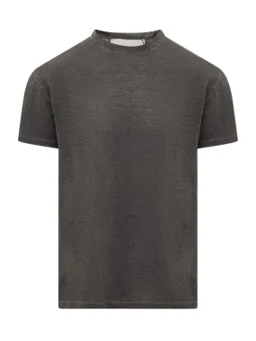 AMARANTO Linen T-Shirt