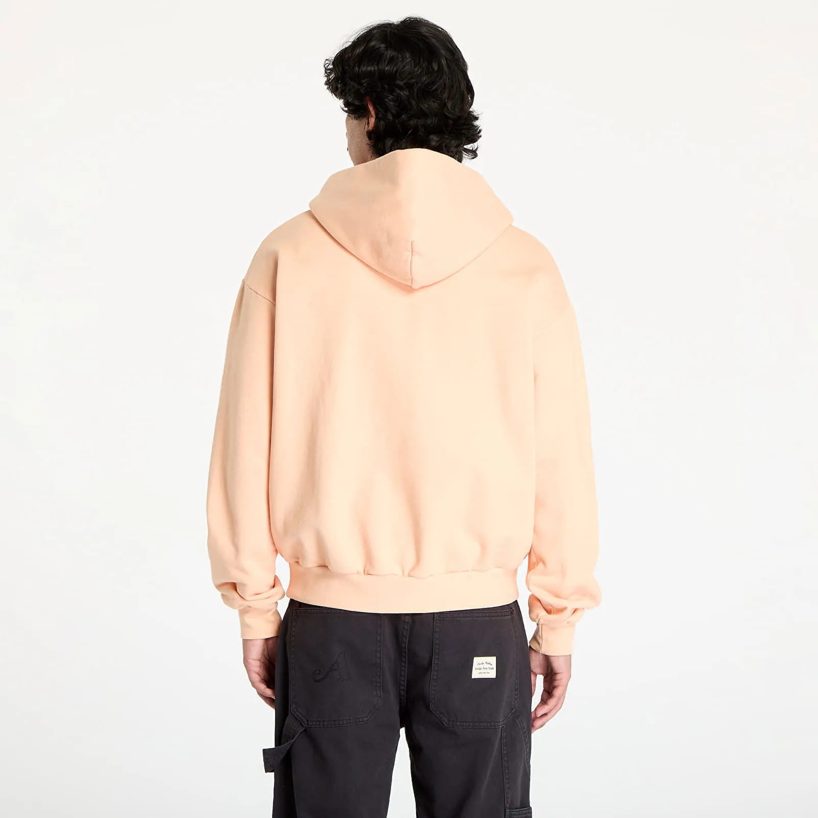 Awake NY Skyline Zip Up Hoodie Peach S