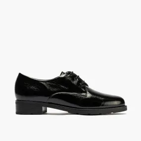 Blucher en Charol de mujer color negro