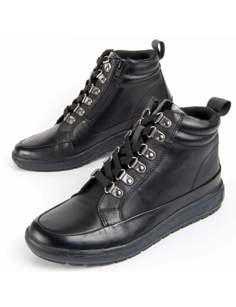 Botín Casual De Piel Para Mujer.  Purapiel  Botilina2  99465