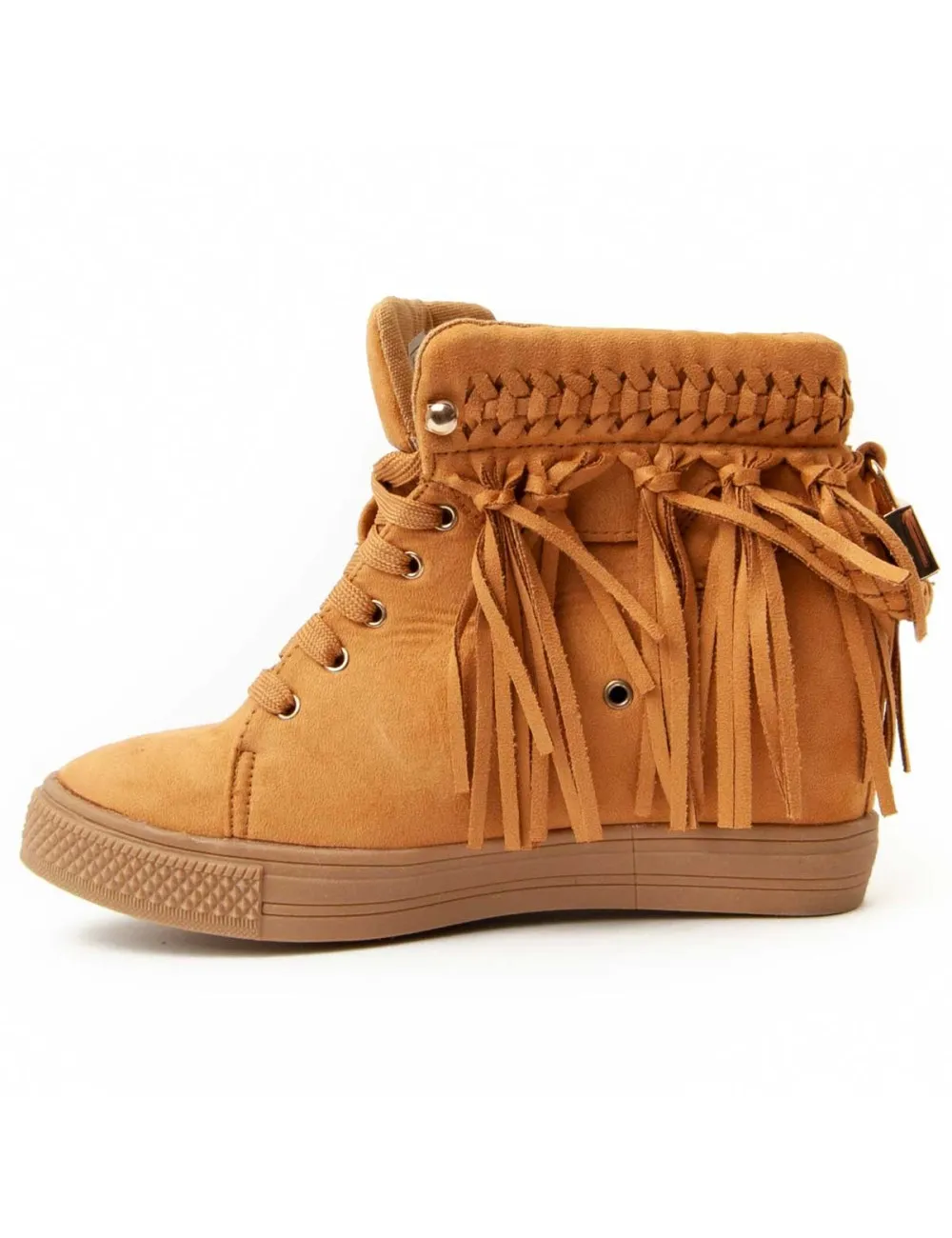 Botín Casual Para Mujer.  Montevita  Indig3  93883 Marrón