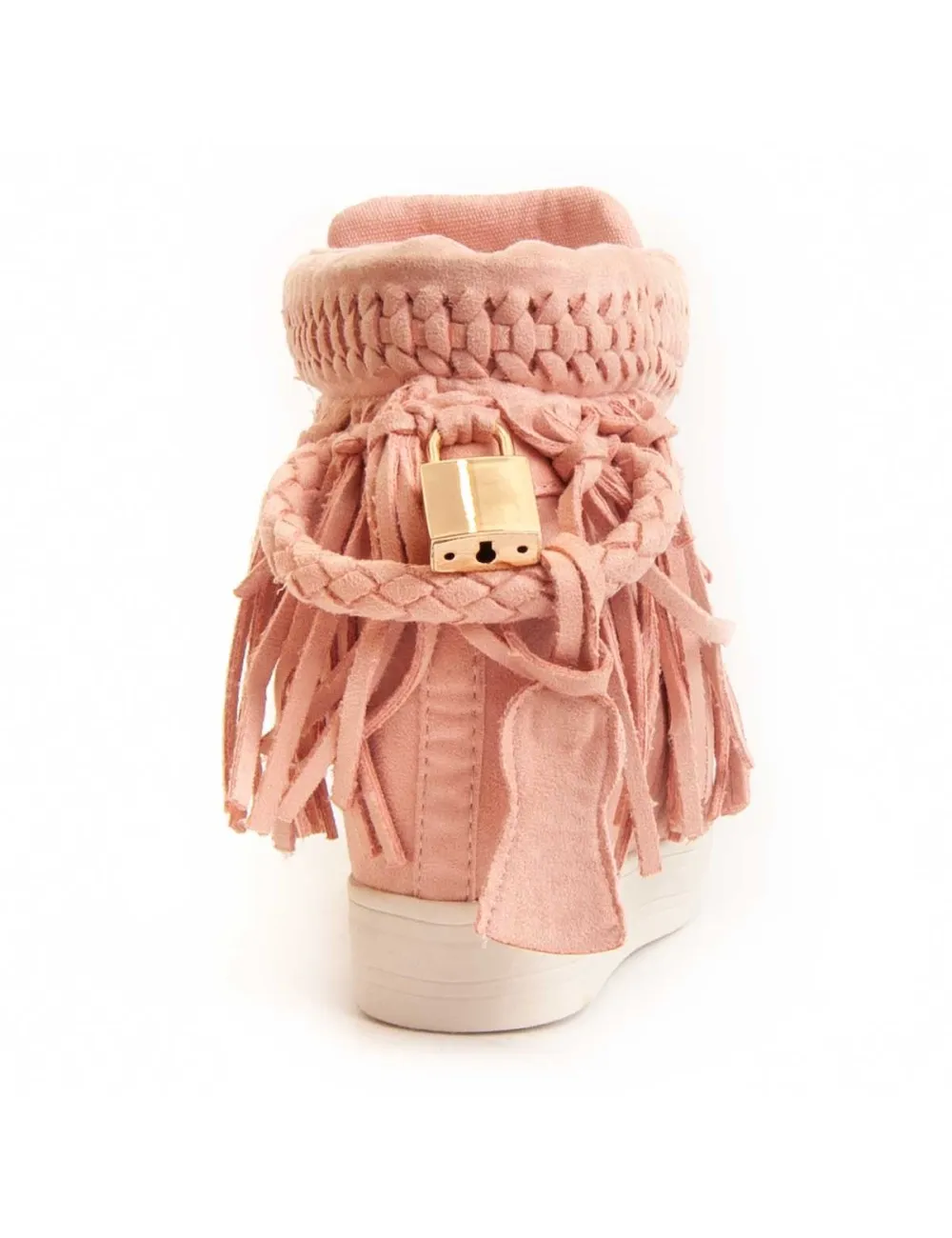 Botín Casual Para Mujer.  Montevita  Indig3  93884 Rosa