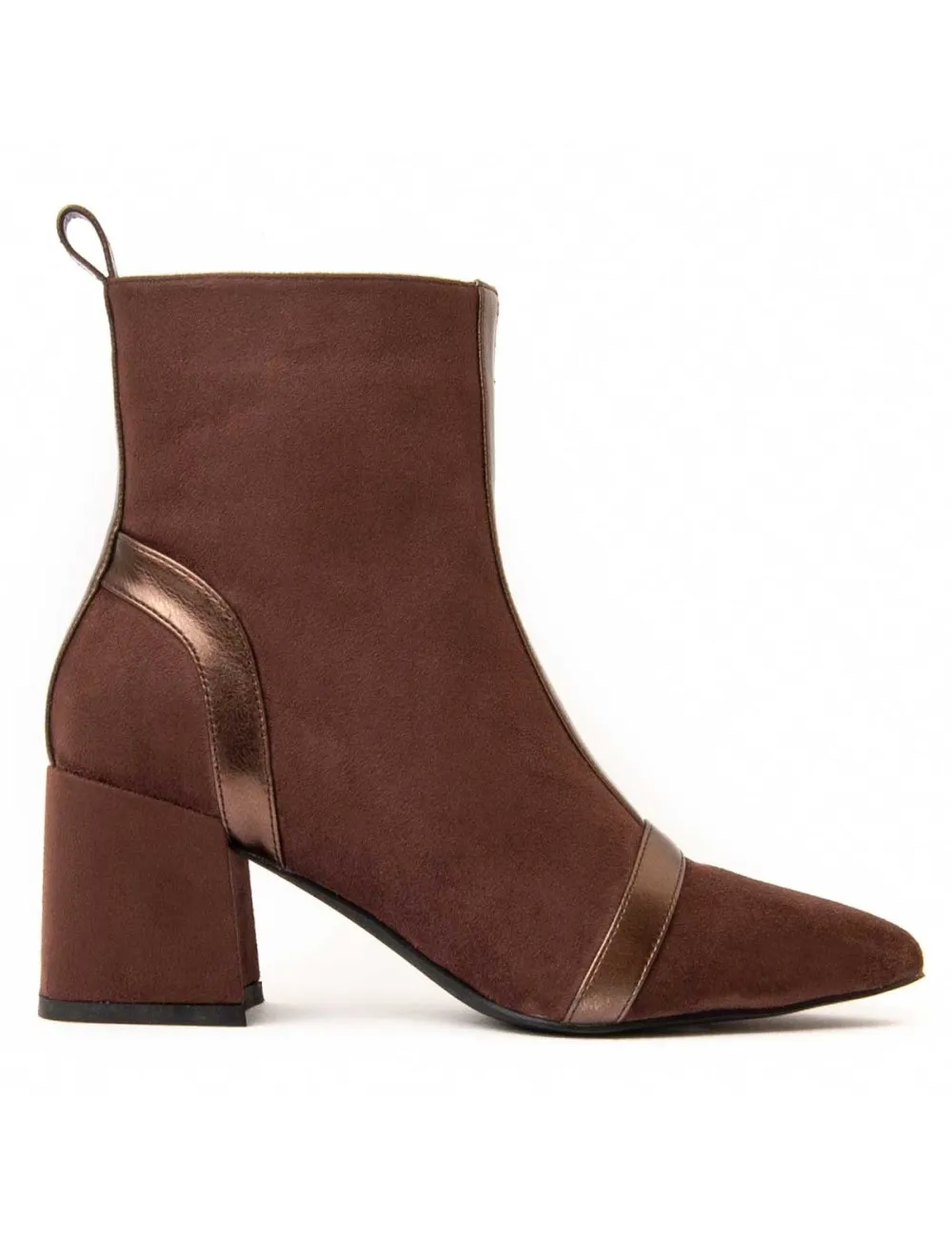 Botín De Tacón Para Mujer.  Montevita  Cella  96619