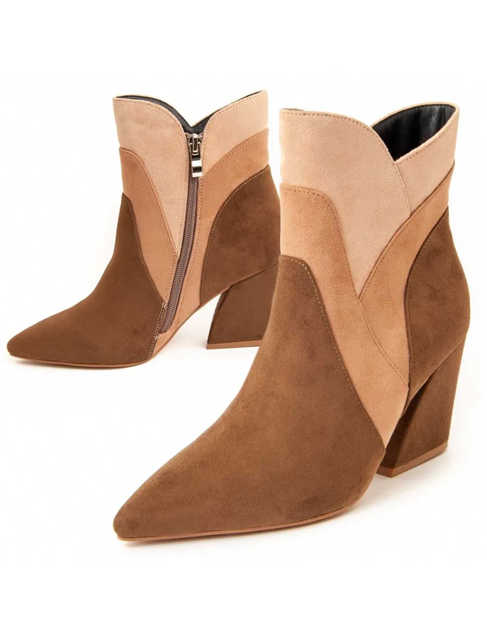Botín De Tacón Para Mujer.  Montevita  Mila  96636