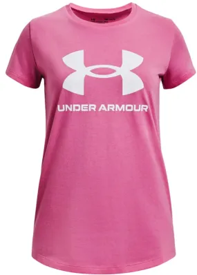 Camiseta Under Armour UA G SPORTSTYLE LOGO SS-PNK