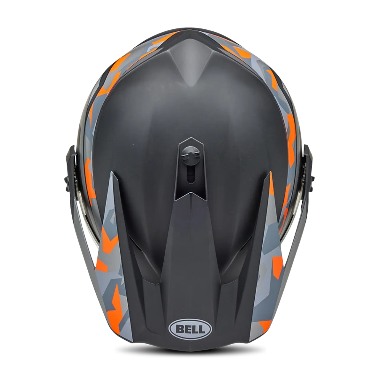 Casco Adventure Bell Mx-9 Adv Mips Negro Mate-Naranja 