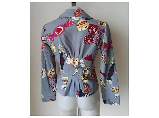 chaqueta americana estampada de Moschino Multicolor 