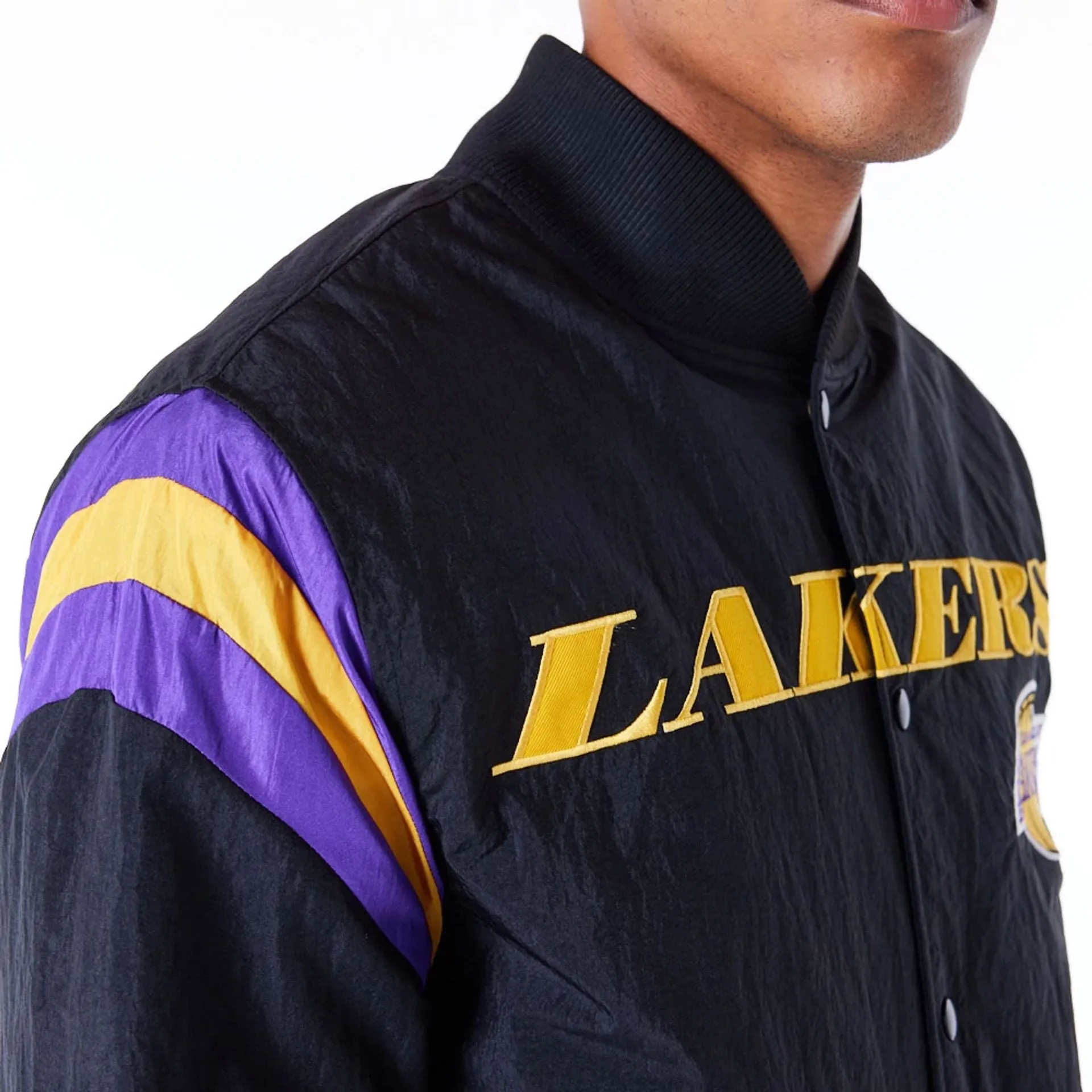 Chaqueta Bomber LA Lakers NBA Panel
