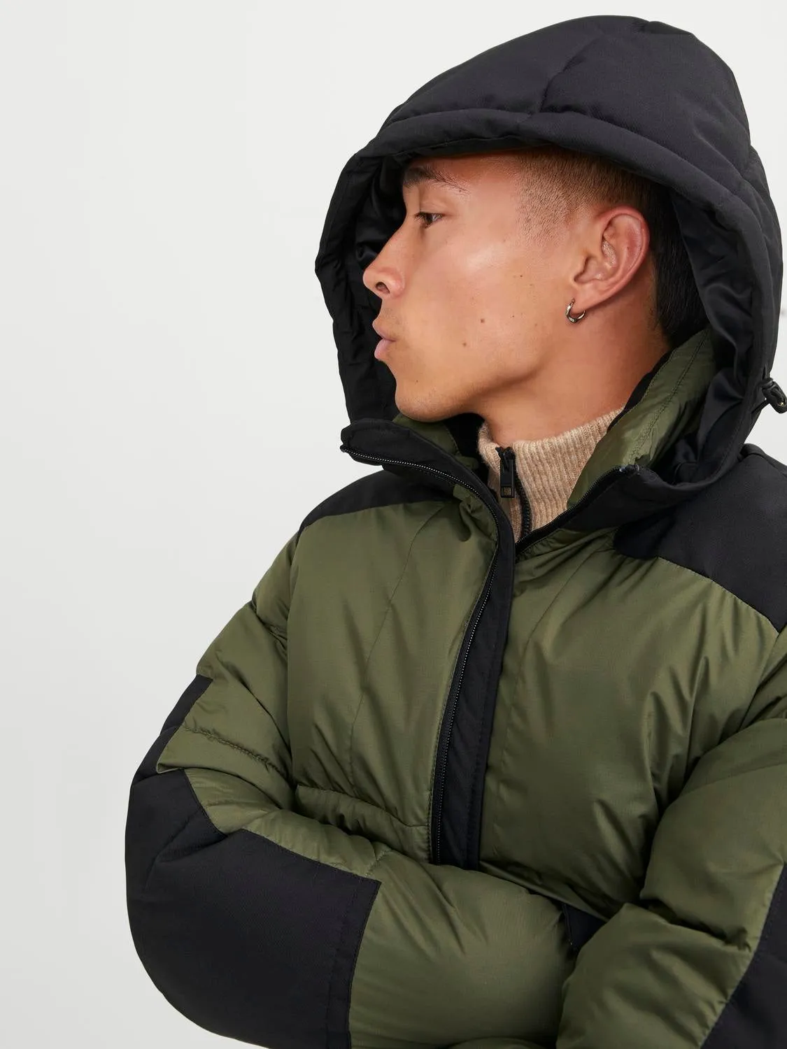 Chaqueta corta acolchada | Verde oscuro | Jack & Jones®