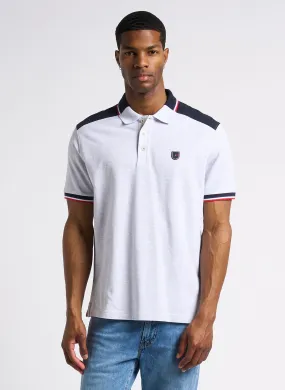 EDEN PARK Polo regular fit de algodón con cuello clásico en gris