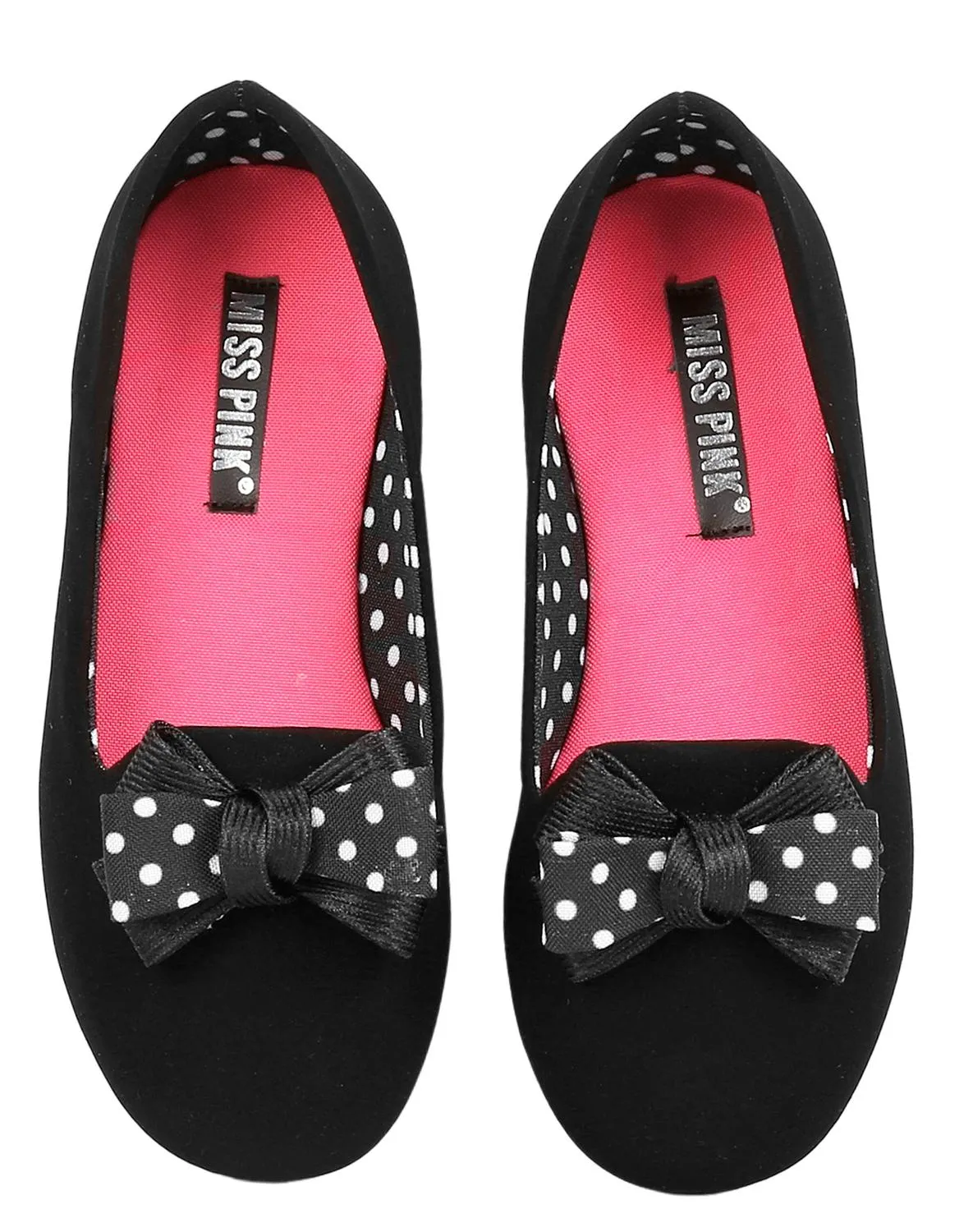 Flat Nia Negro Miss Pink 06903847