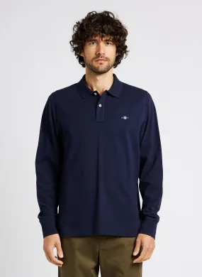 GANT Polo de algodón recto en azul