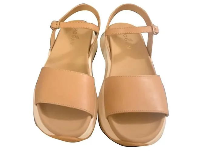 Hogan Sandalias Caramelo 
