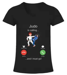 Judo Camiseta cuello pico Mujer