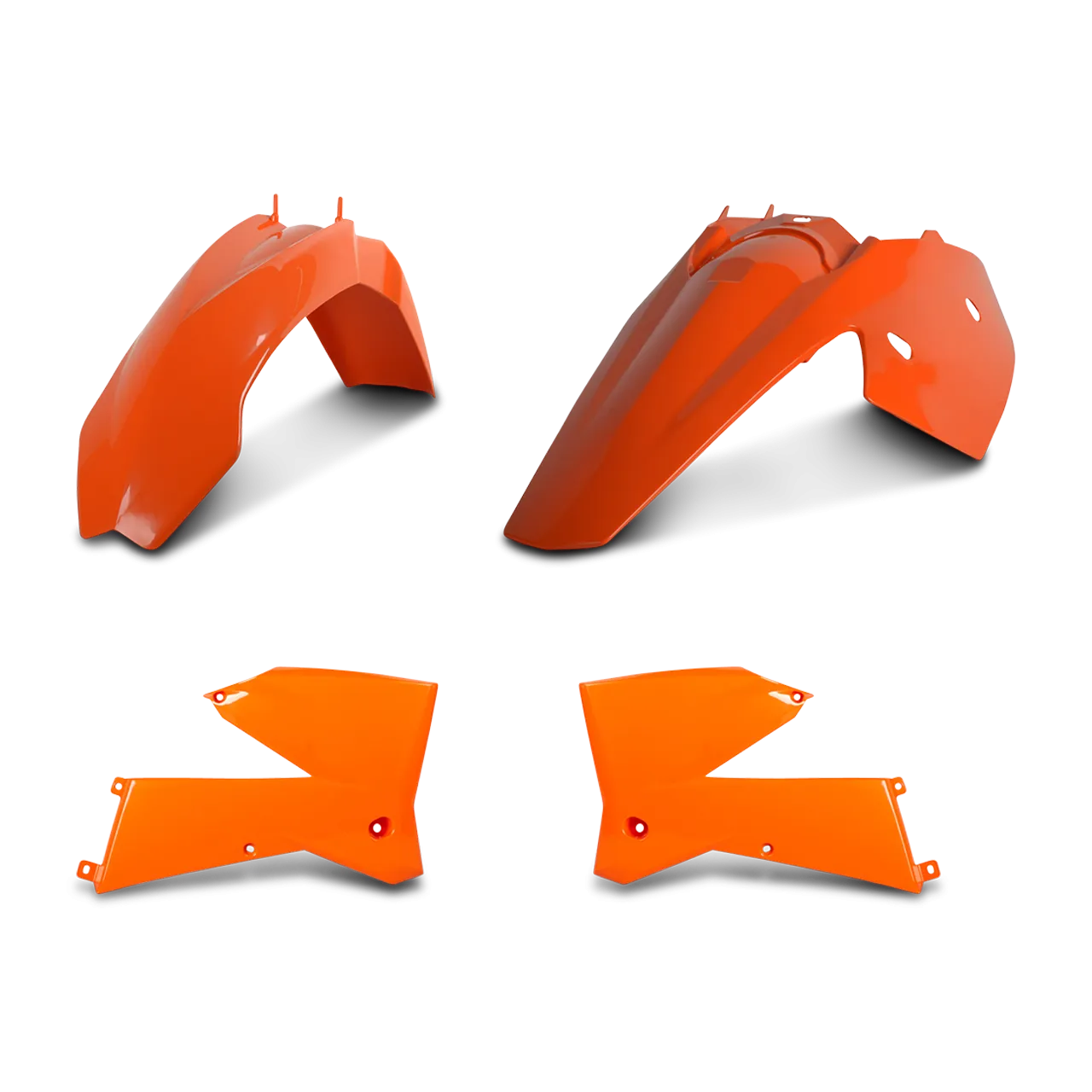 Kit de Plásticos Polisport Standard Enduro Naranja 