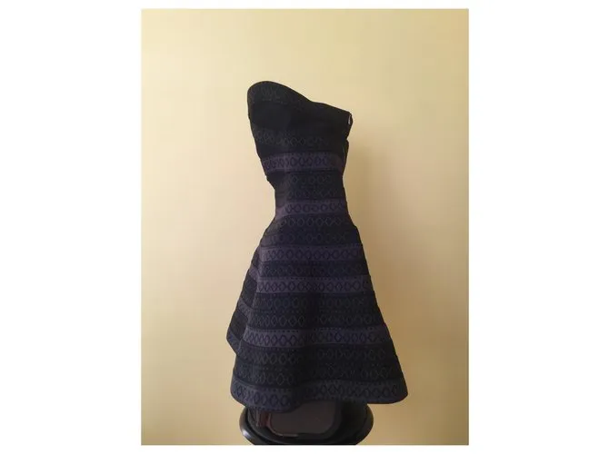 Maje Mini vestido de Maya Negro 