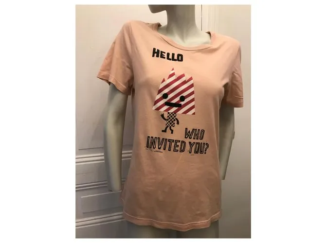 Marc by Marc Jacobs Camiseta de color salmón Naranja 
