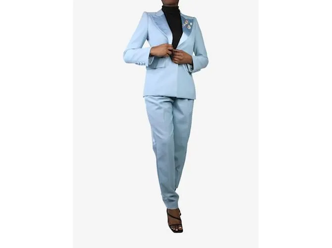 Marc Jacobs Conjunto de americana y pantalón azul - talla US 6 