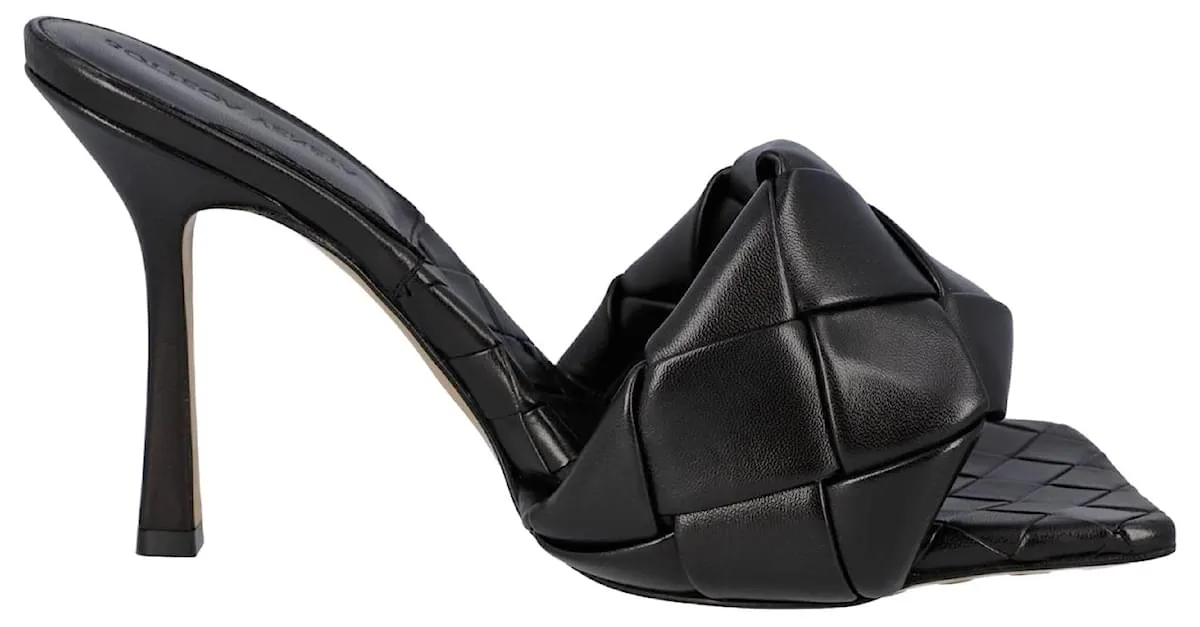 Mule Lido negro de Bottega Veneta 