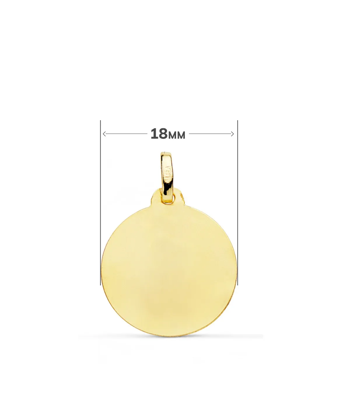 Médaille Vierge de la Cabeza 18 K 18mm