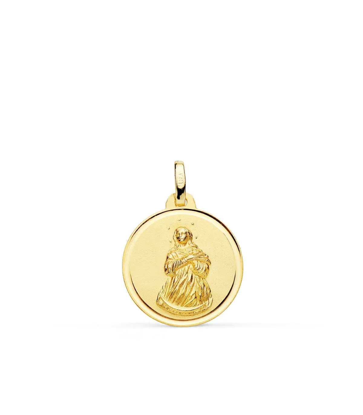 Médaille Vierge Immaculée 18 K 18 mm