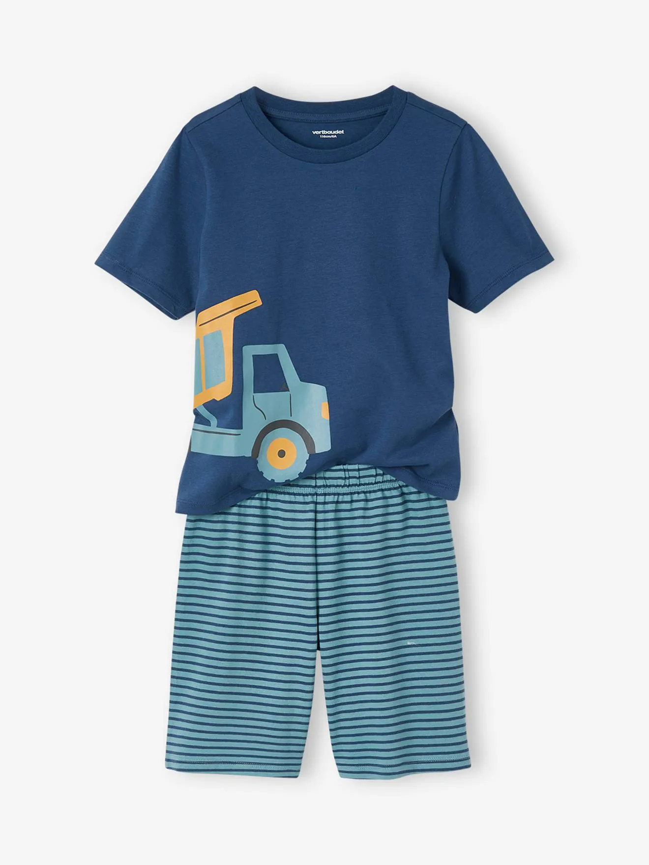 Pack de pijama + pijama con short «obras» para niño