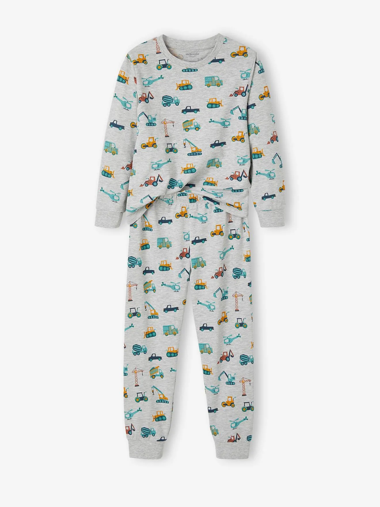 Pack de pijama + pijama con short «obras» para niño