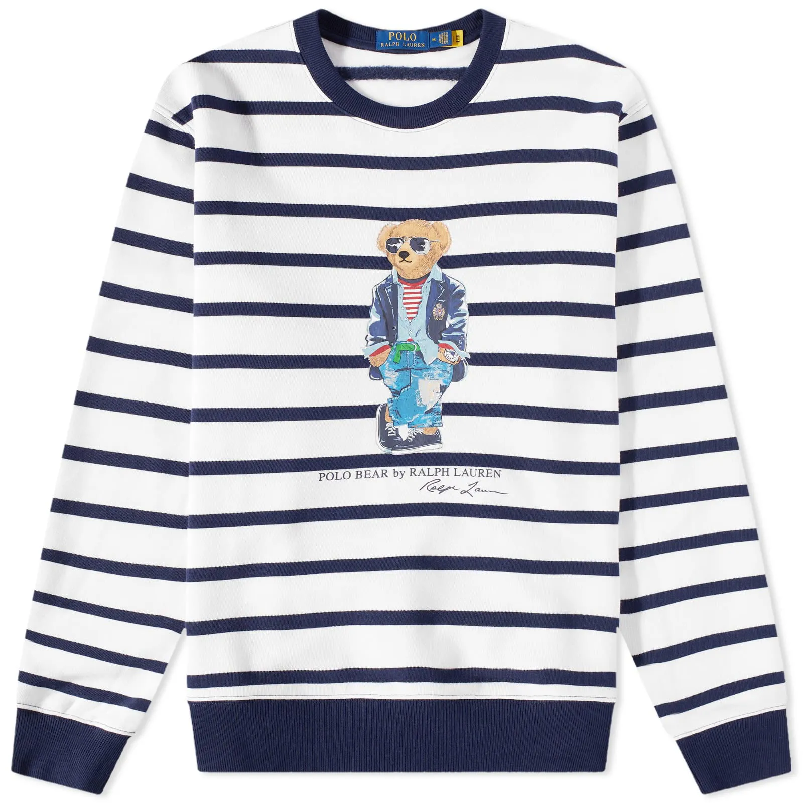 Polo by Ralph Lauren Regatta Bear Stripe Crew Sweat