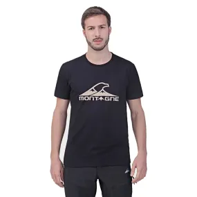 Remera Montagne Institucional Negro