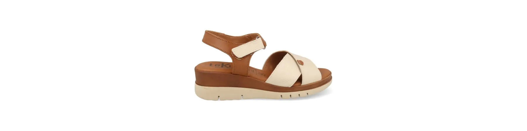 SANDALIAS COMODAS MUJER PIEL MOD. JOANA