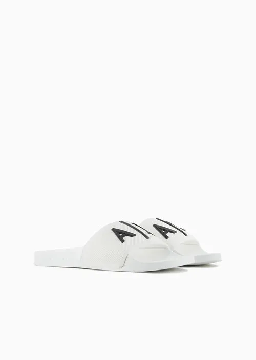 Sandalias Men White Armani Exchange