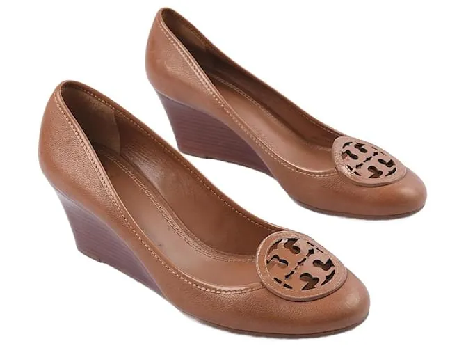 TORY BURCH Sandalias T.UE 38.5 cuero 