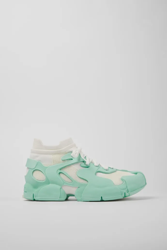 Tossu Sneakers de malla verde claro