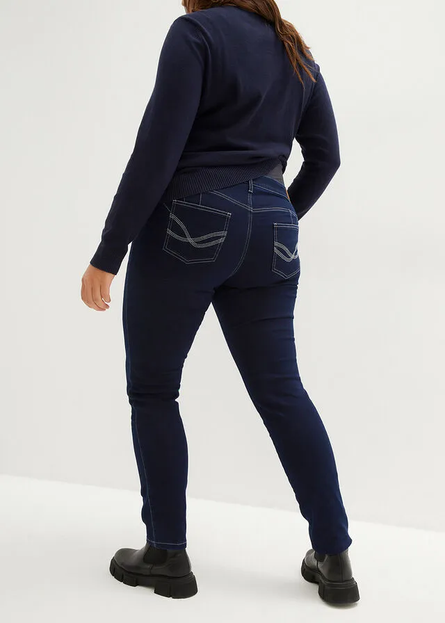 Vaqueros premamá denim oscuro