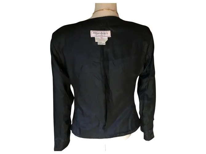 Yves Saint Laurent BLACKER NEGRO CON RAMAJES 